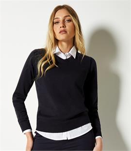 Kustom Kit Ladies Arundel V Neck Sweater